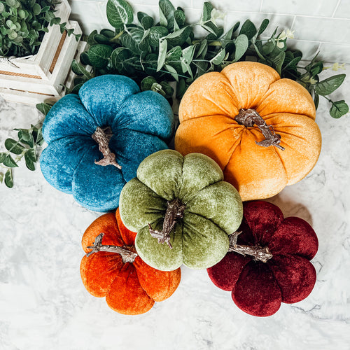 Velvet Pumpkins