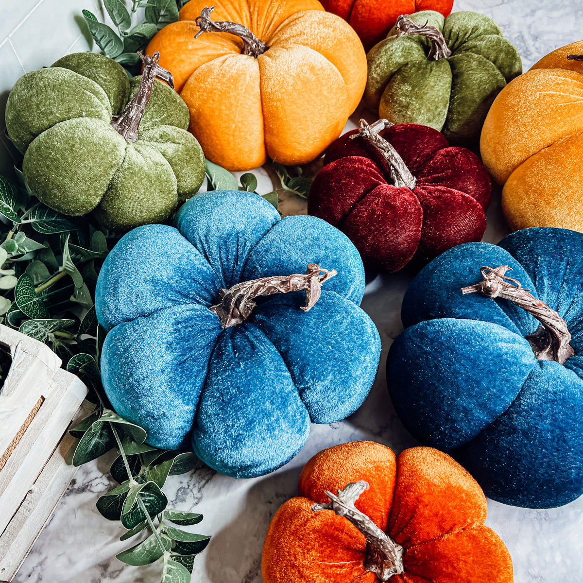 Velvet Pumpkins