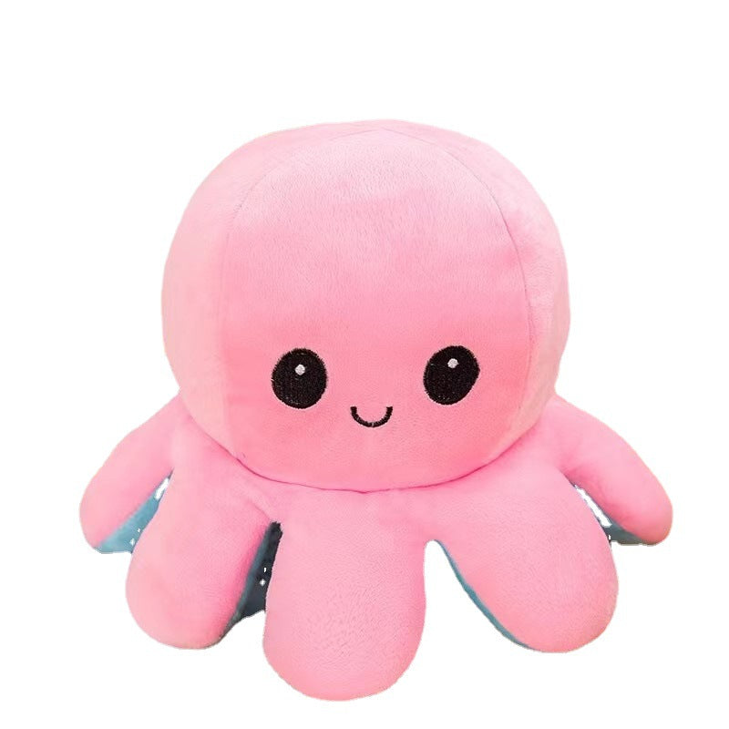 Reversible Flip Octopus Stuffed Plush Doll