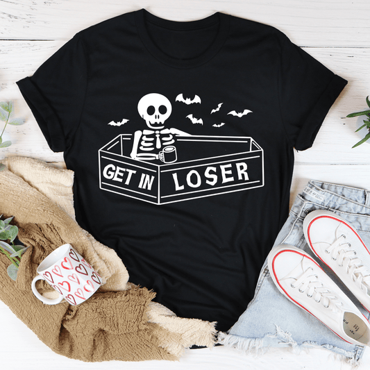 Get In Loser Halloween Tee