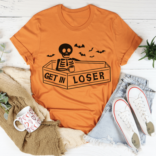 Get In Loser Halloween Tee