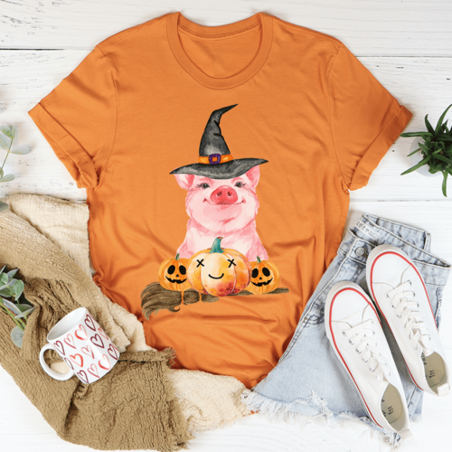 Halloween Pig Tee