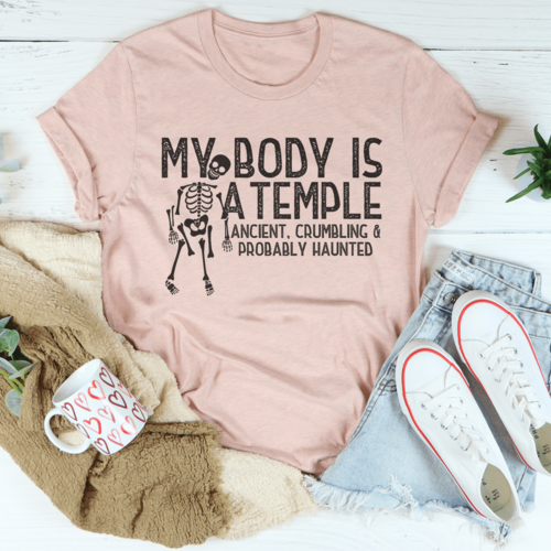 My Body Is A Temple Halloween Tee