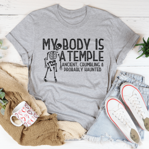 My Body Is A Temple Halloween Tee