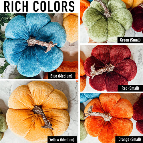 Velvet Pumpkins